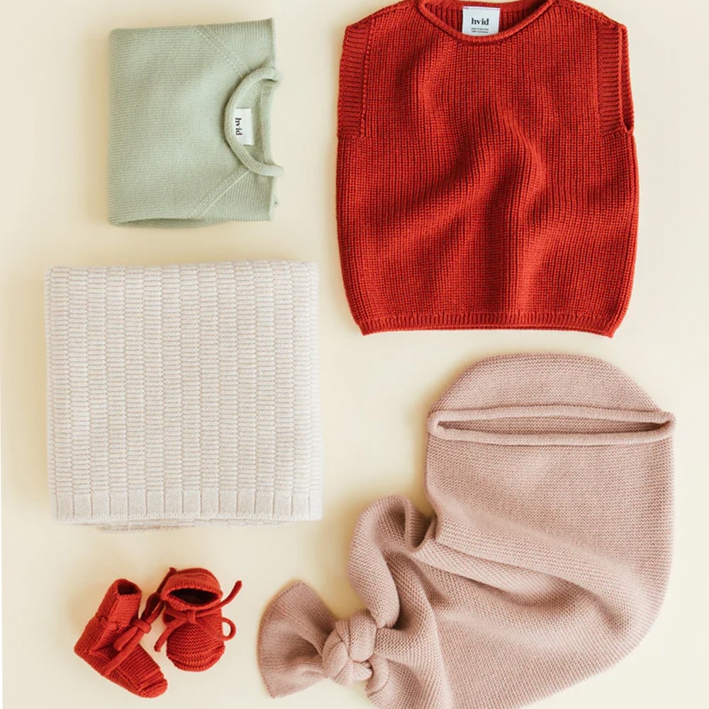 Hvid Baby Slofjes 100% Merinowol