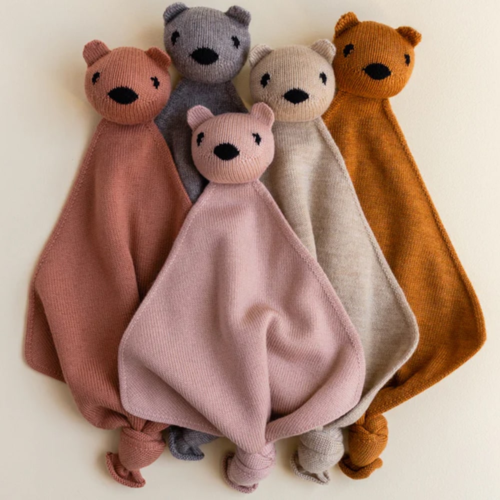 Hvid Knuffeldoekje Teddy Tokki - Brick Hvid