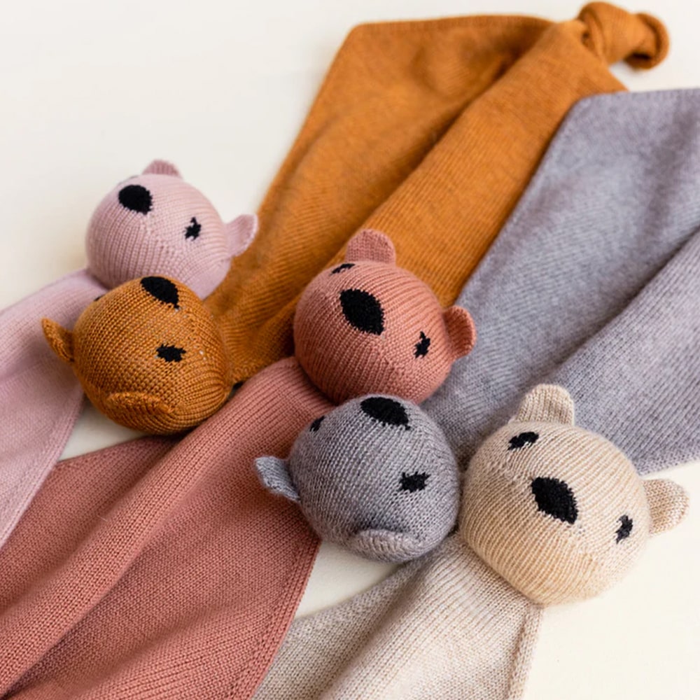 Hvid Knuffeldoekje Teddy Tokki - Brick Hvid
