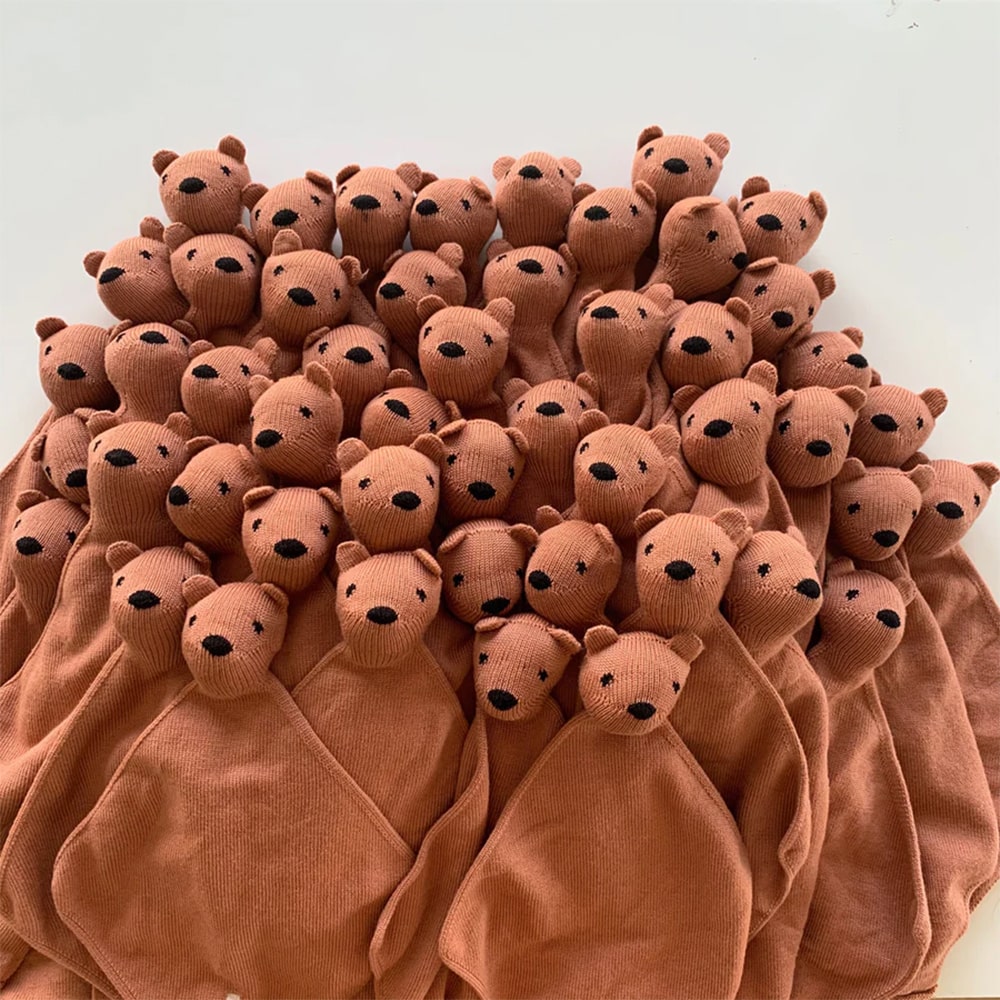 Hvid Knuffeldoekje Teddy Tokki - Brick Hvid