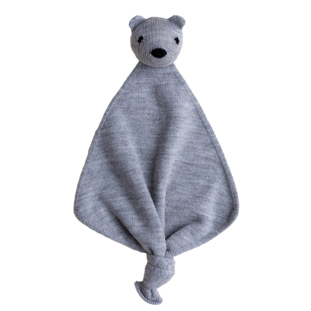 Hvid Knuffeldoekje Teddy Tokki - Grey Melange Hvid