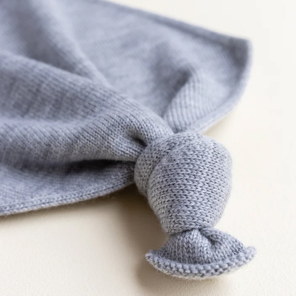Hvid Knuffeldoekje Teddy Tokki - Grey Melange Hvid