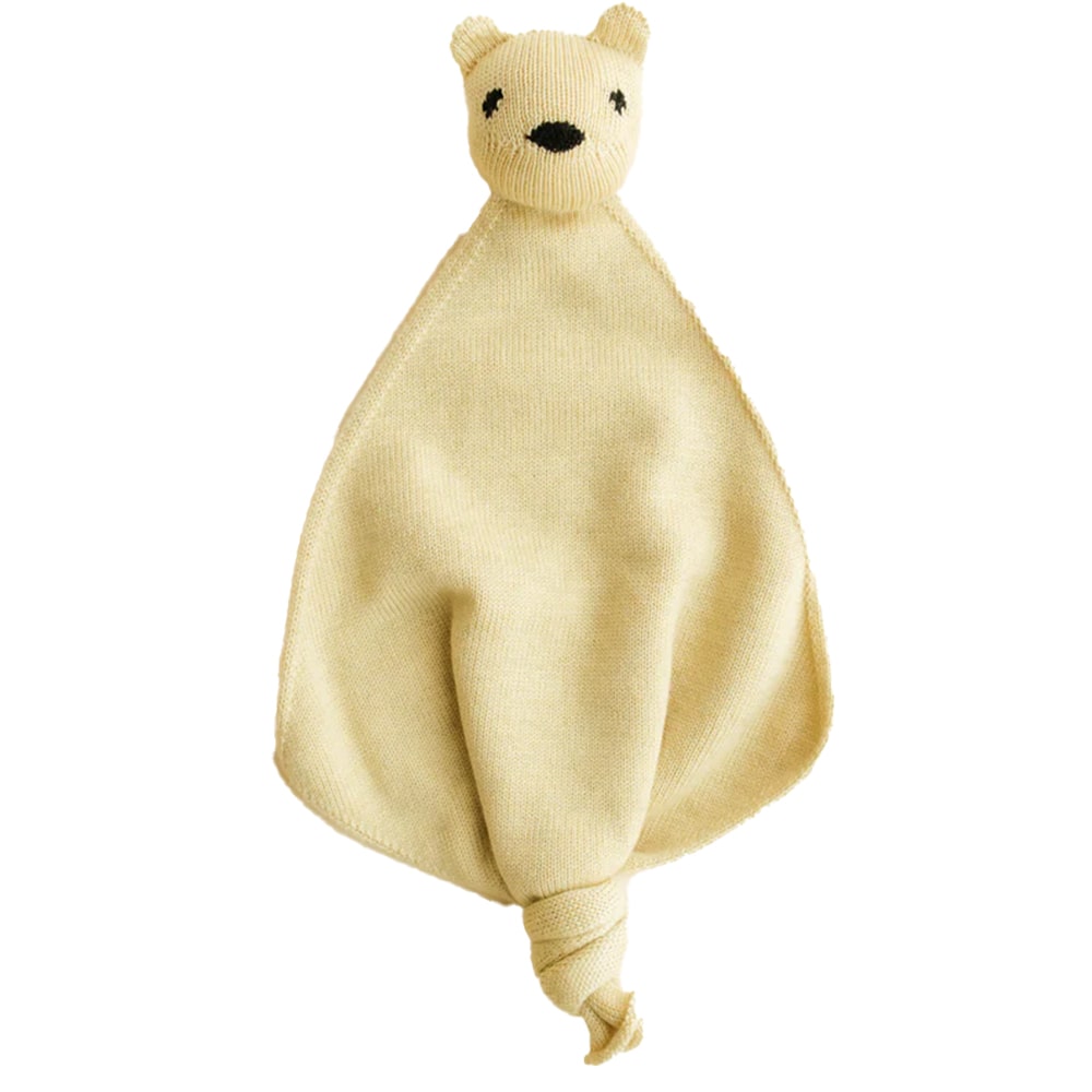 Hvid Knuffeldoekje Teddy Tokki - Light Yellow Hvid