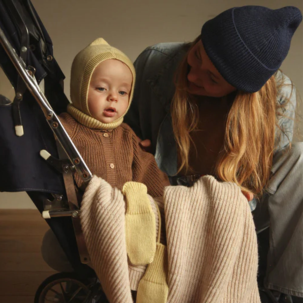 Hvid Vest Inga 100% Merinowol
