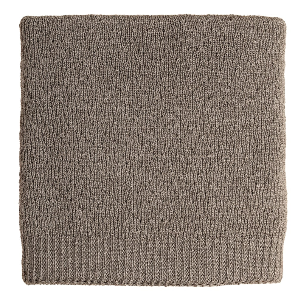 Hvid Wollen Deken Dora 70 x 95 cm- Otter Hvid