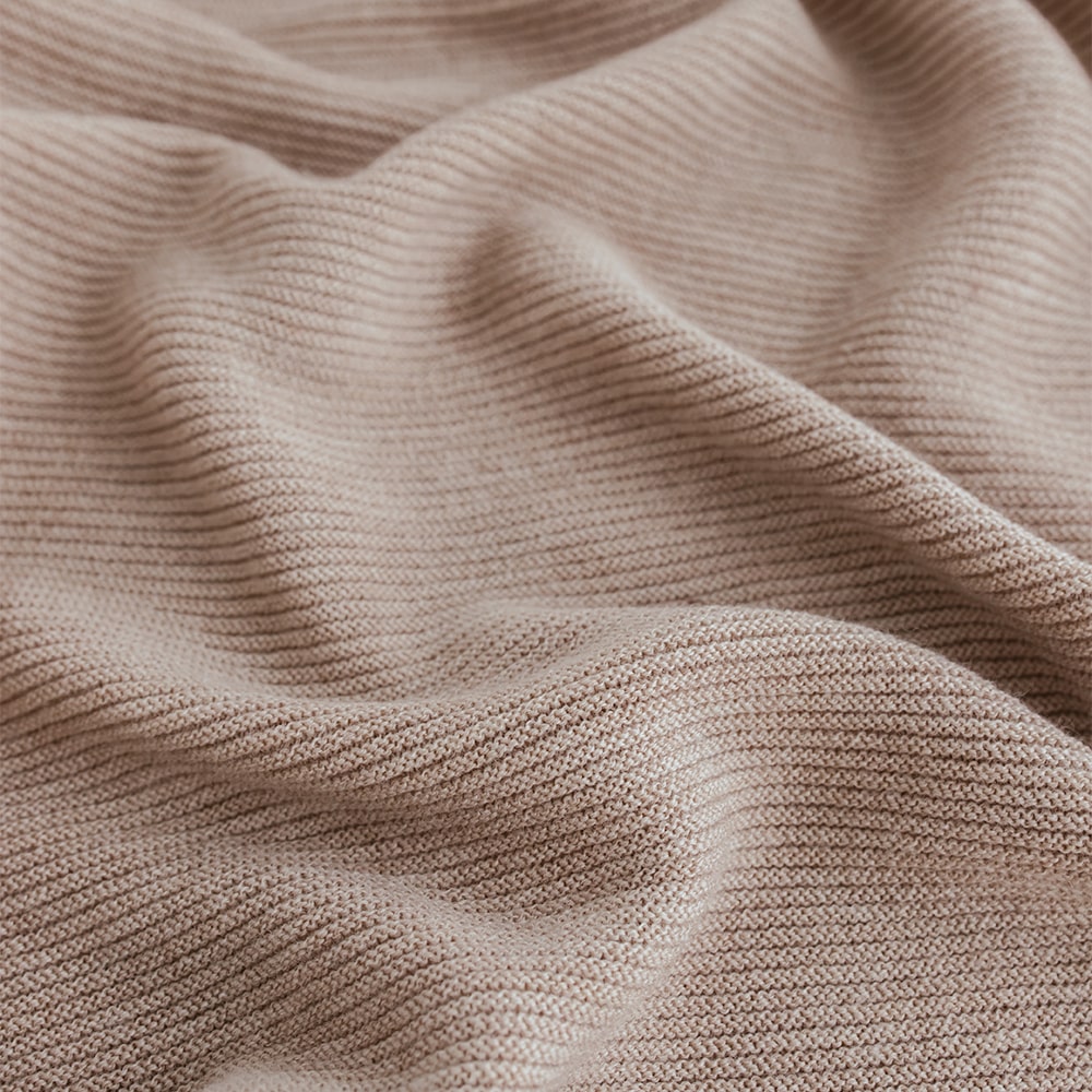 Hvid Wollen Deken Gust 70 x 95 cm - Sand Hvid