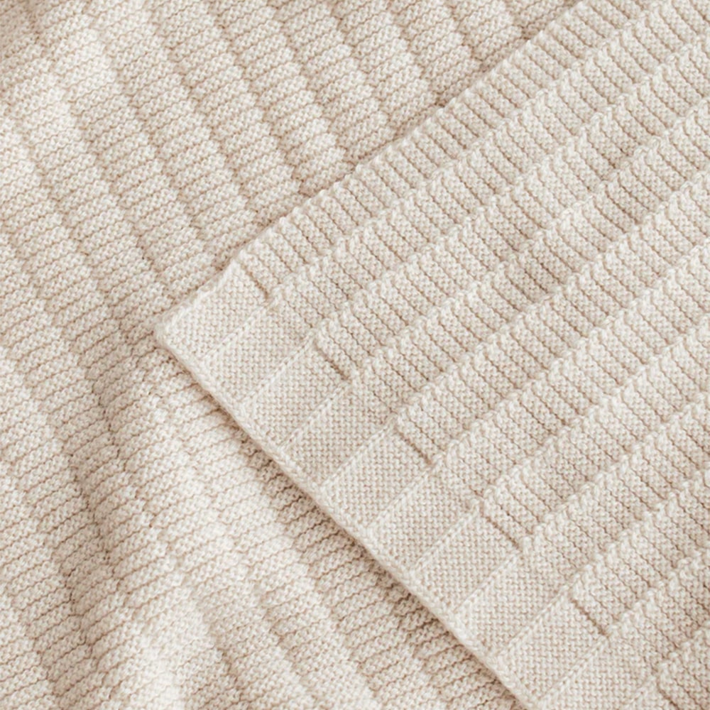 Hvid Wollen Deken Ida 70 x 95 cm - Cream
