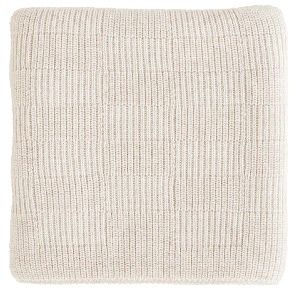 Hvid Wollen Deken Ivy 70 x 95 cm - Cream