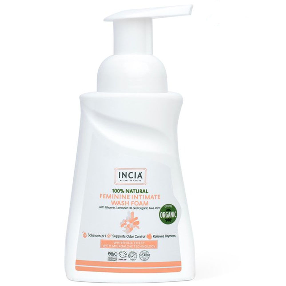 Incia 100% Natural Feminine Intimate Wash Foam Incia