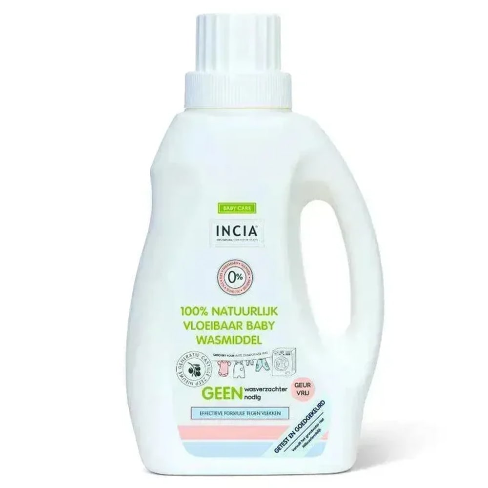Incia Natuurlijk Wasmiddel Geurvrij 750ml