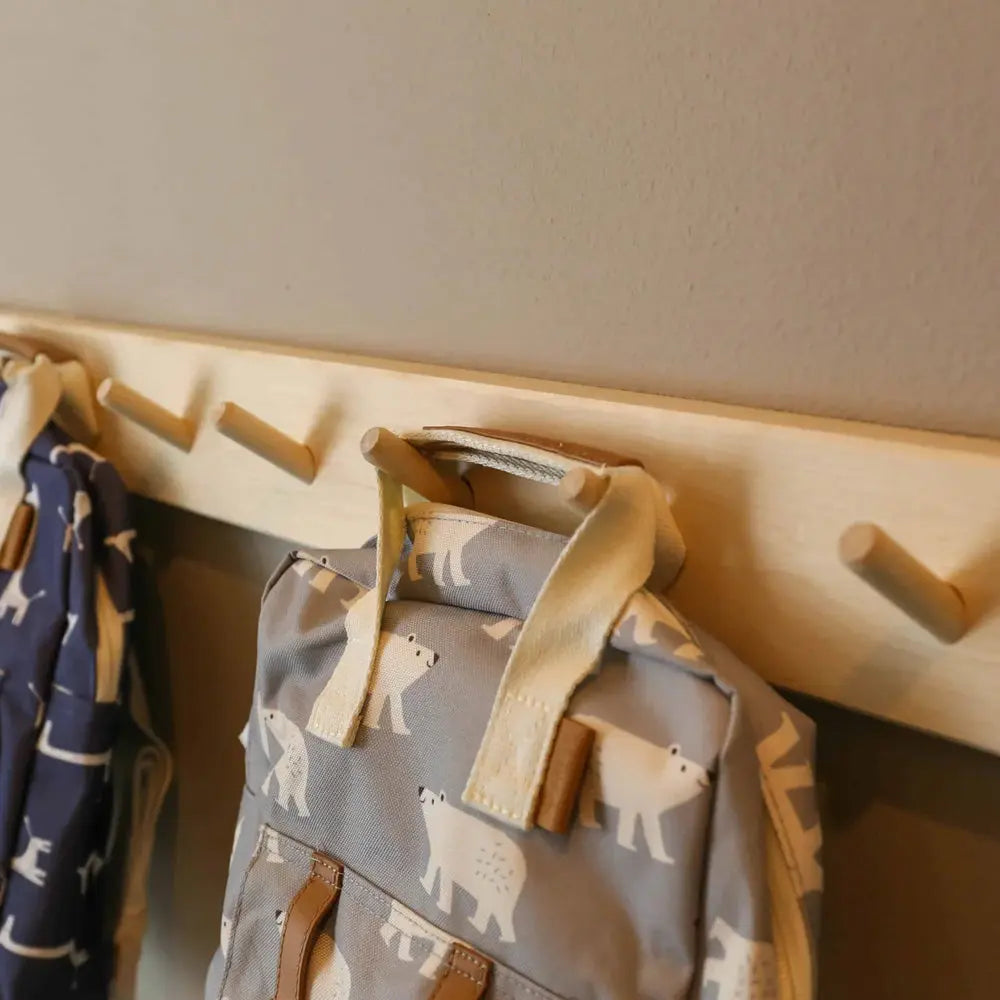 Iris Hantverk Houten Kapstok Met 7 Haken Iris Hantverk