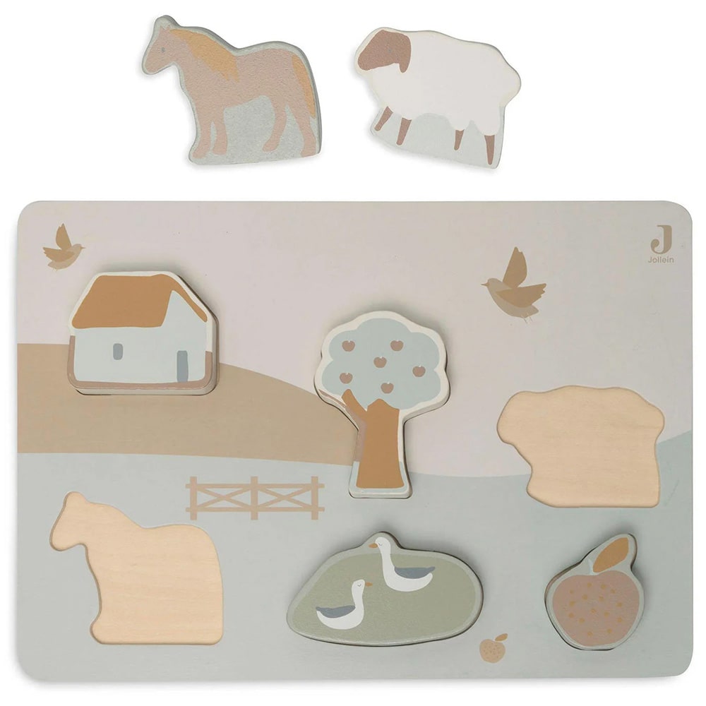 Jollein Houten Puzzel Farm