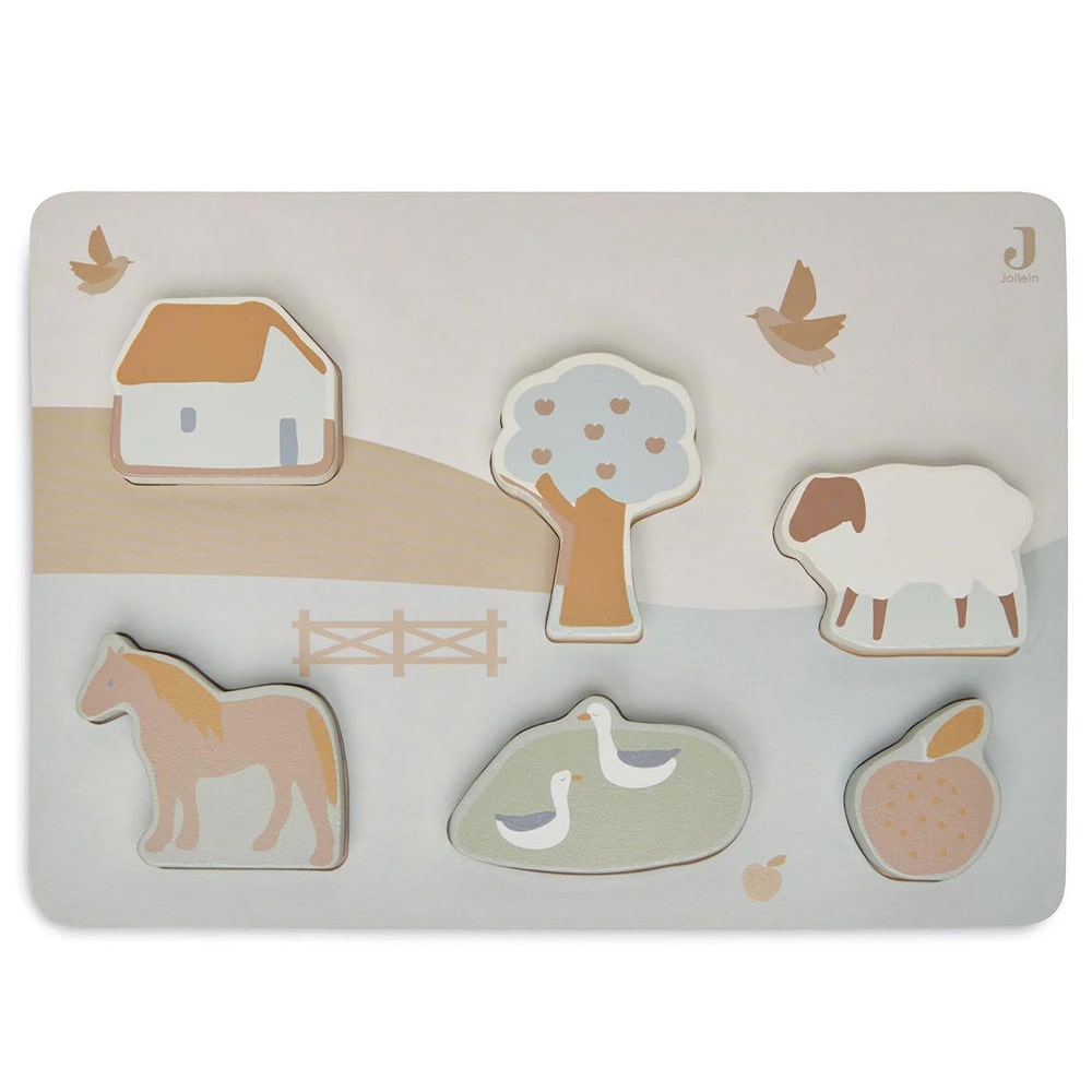 Jollein Houten Puzzel Farm