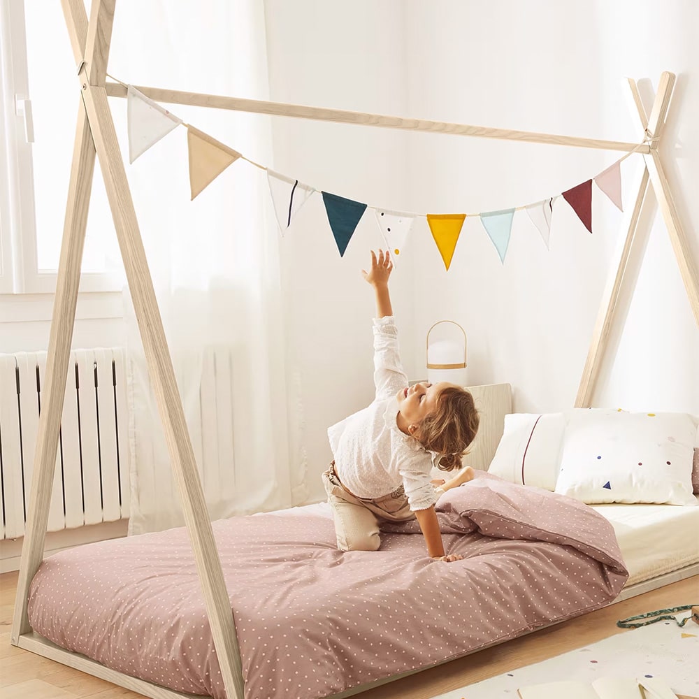Kave Home Zalia Stoffen Vlaggetjes - Multi