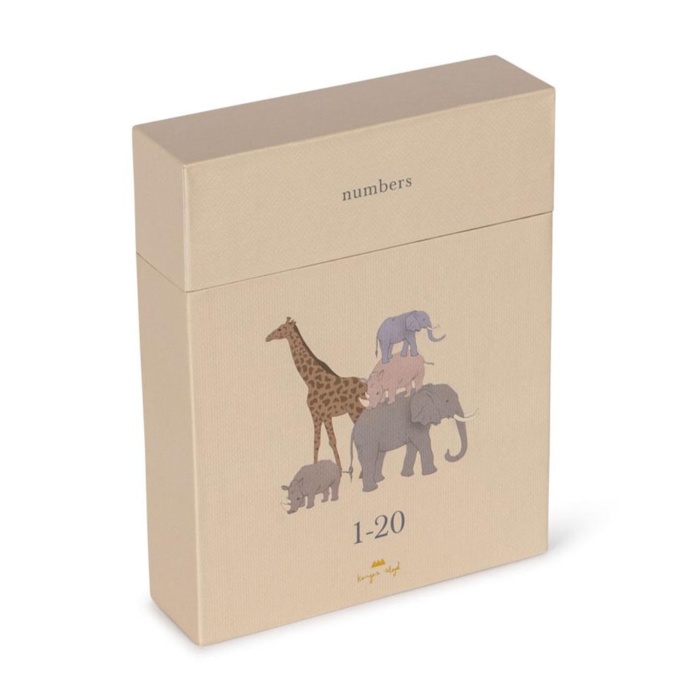 Konges Slojd Kartonnen Leerkaarten - Numbers Konges Slojd
