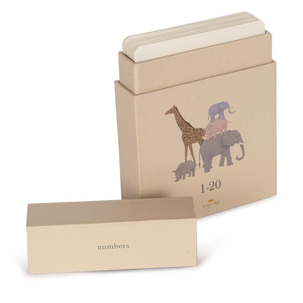 Konges Slojd Kartonnen Leerkaarten - Numbers Konges Slojd