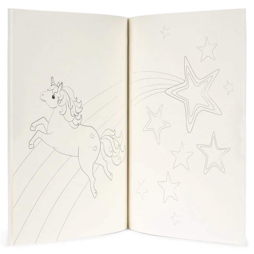 Konges Slojd Kleurboek en Kleurpotloden - Unicorn Konges Slojd