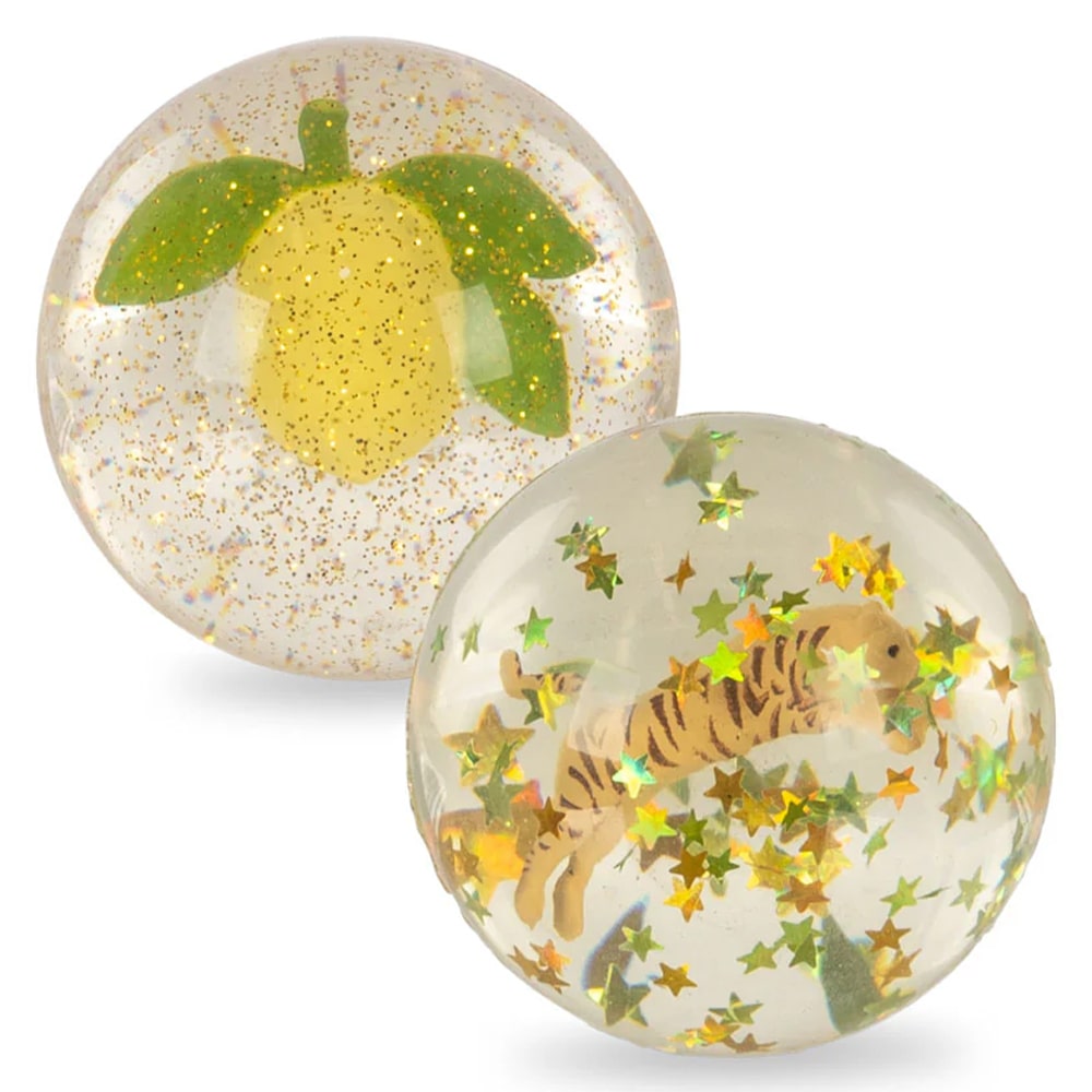 Konges Slojd Stuiterballen 2 Stuks - Lemon /Tiger Konges Slojd