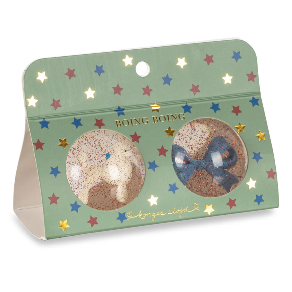 Konges Slojd Stuiterballen 2 Stuks - Poodle/Bow Konges Slojd