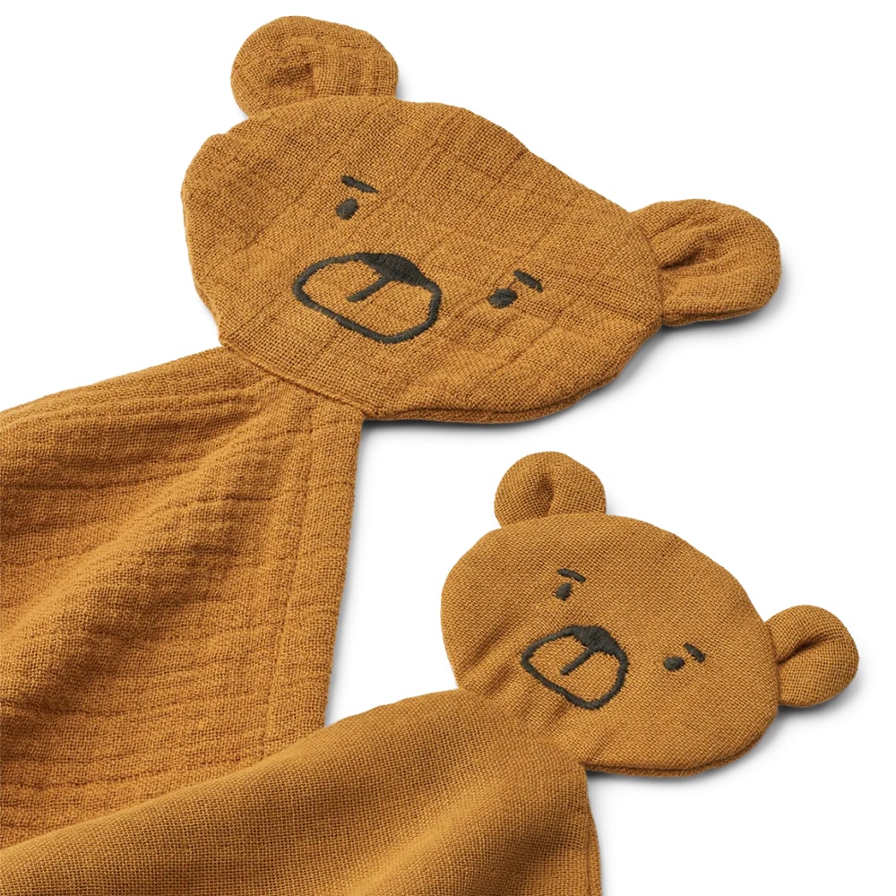 Liewood Alya Bear Cuddle Cloth Set - Golden Caramel Liewood