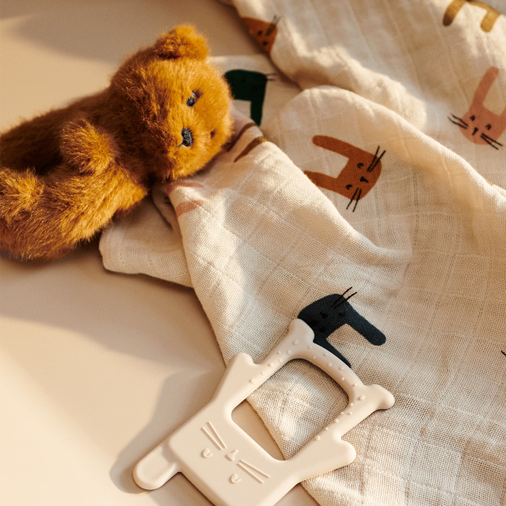 Liewood Binnie Knuffelbeer Klein - Golden Caramel Liewood