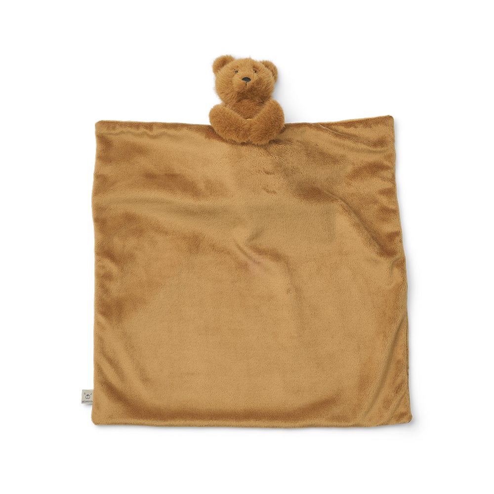 Liewood Camdon knuffeldoekje Beer - Golden Caramel Liewood