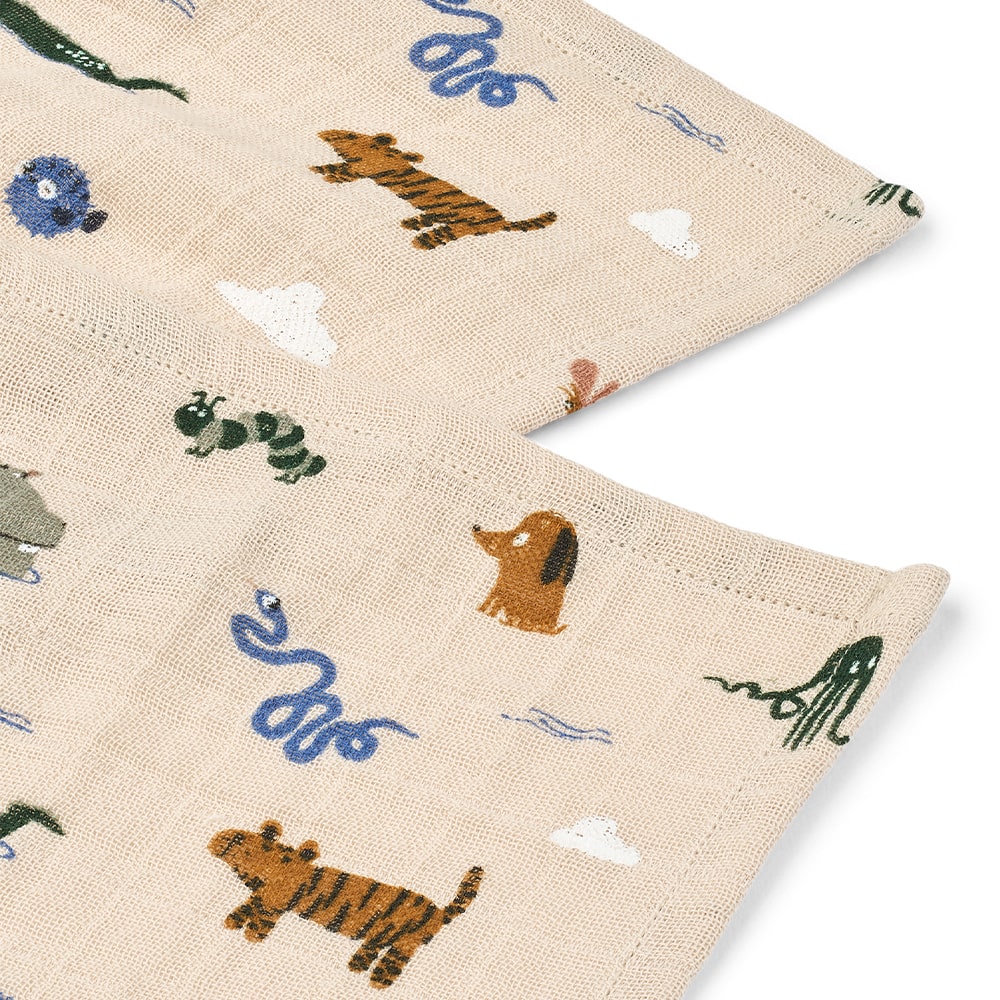 Liewood Lewis Hydrofiele Doeken 65x65cm 2 Pack