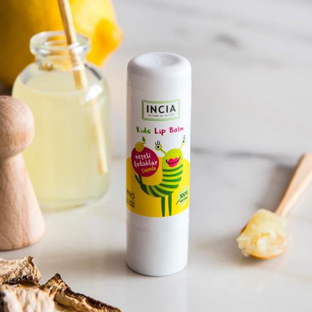 Incia Natuurlijke Lippenbalsem Kids Citroen 6 gr Incia