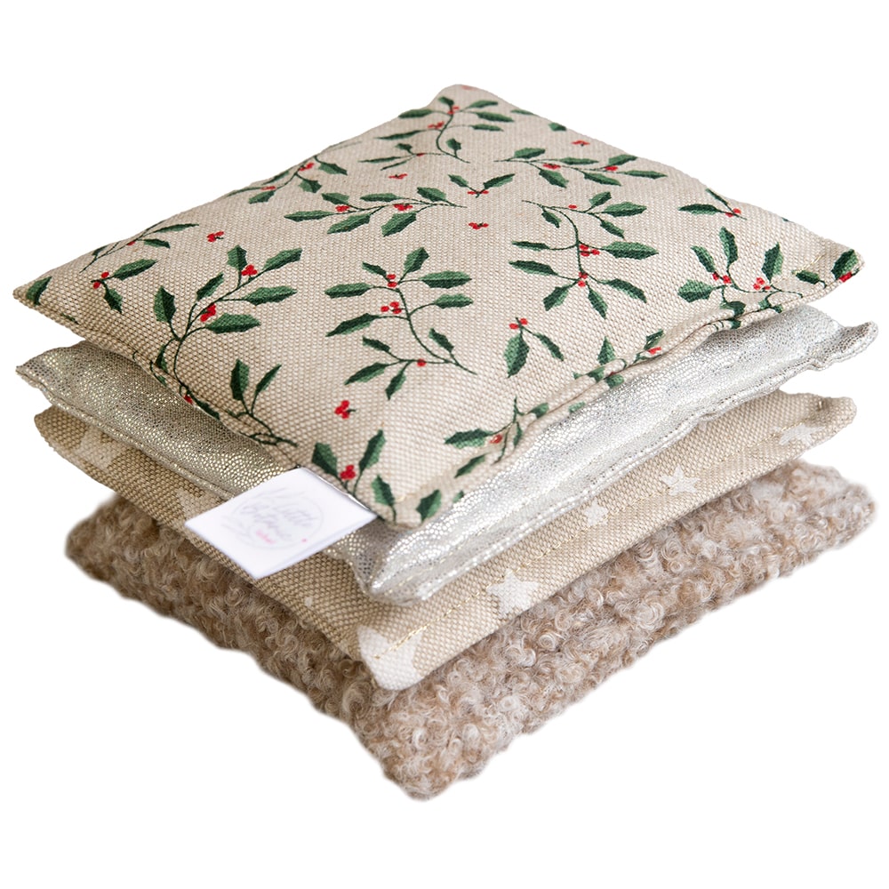 Little Botanic Sensorische Pittenzakjes 4 Stuks - Christmas Edition Little Botanic Label