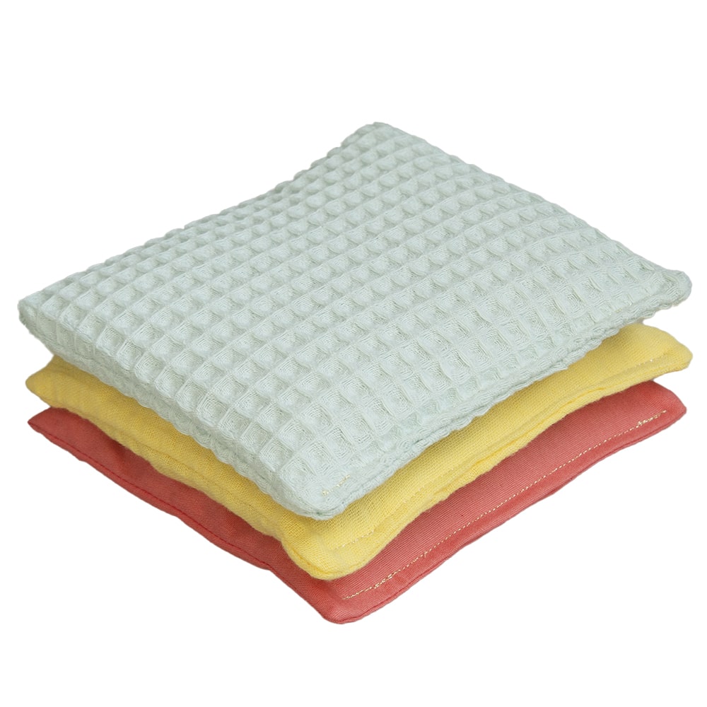 Little Botanic Sensorische Pittenzakjes 3 Stuks - Pastel Little Botanic Label