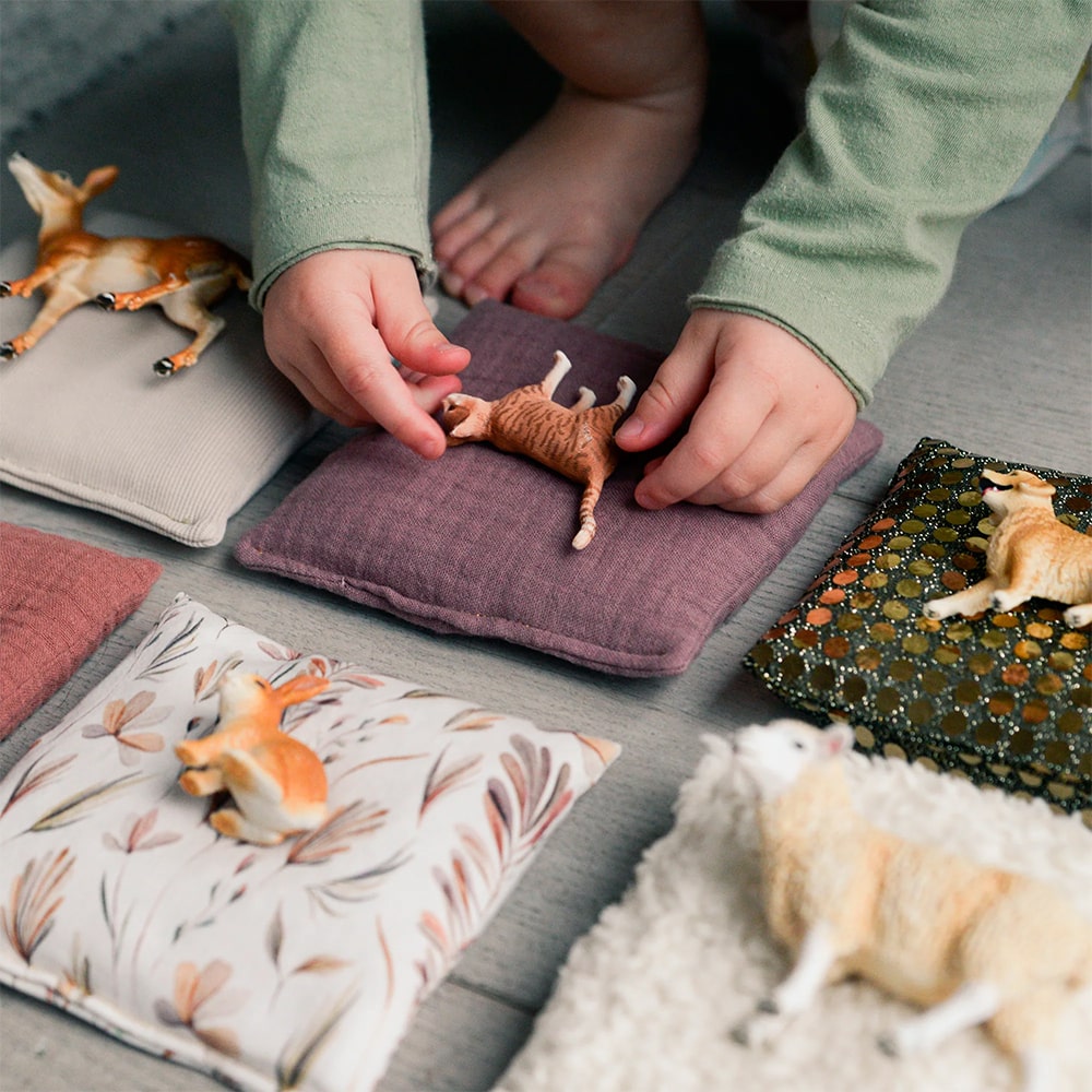 Little Botanic Sensorische Pittenzakjes 3 Stuks - Nature Little Botanic Label