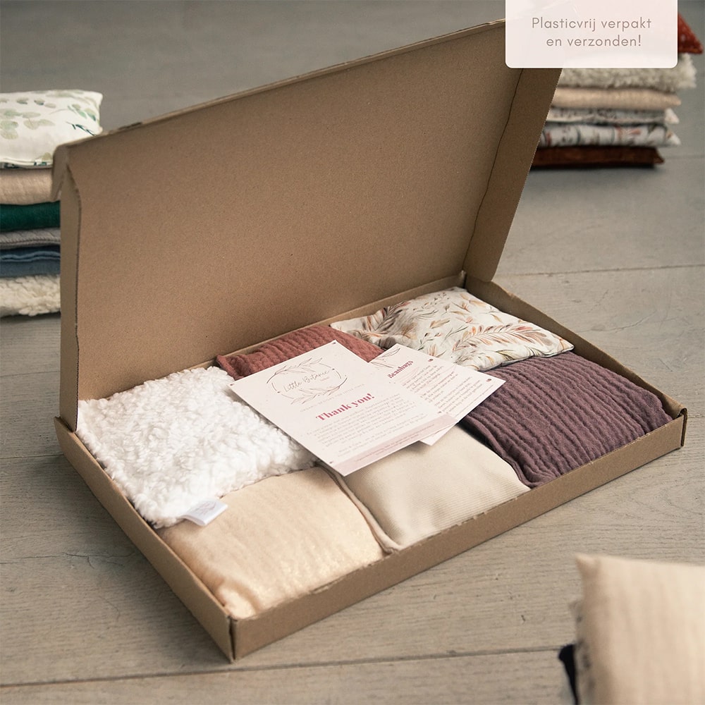 Little Botanic Sensorische Pittenzakjes 3 Stuks - Nature Little Botanic Label