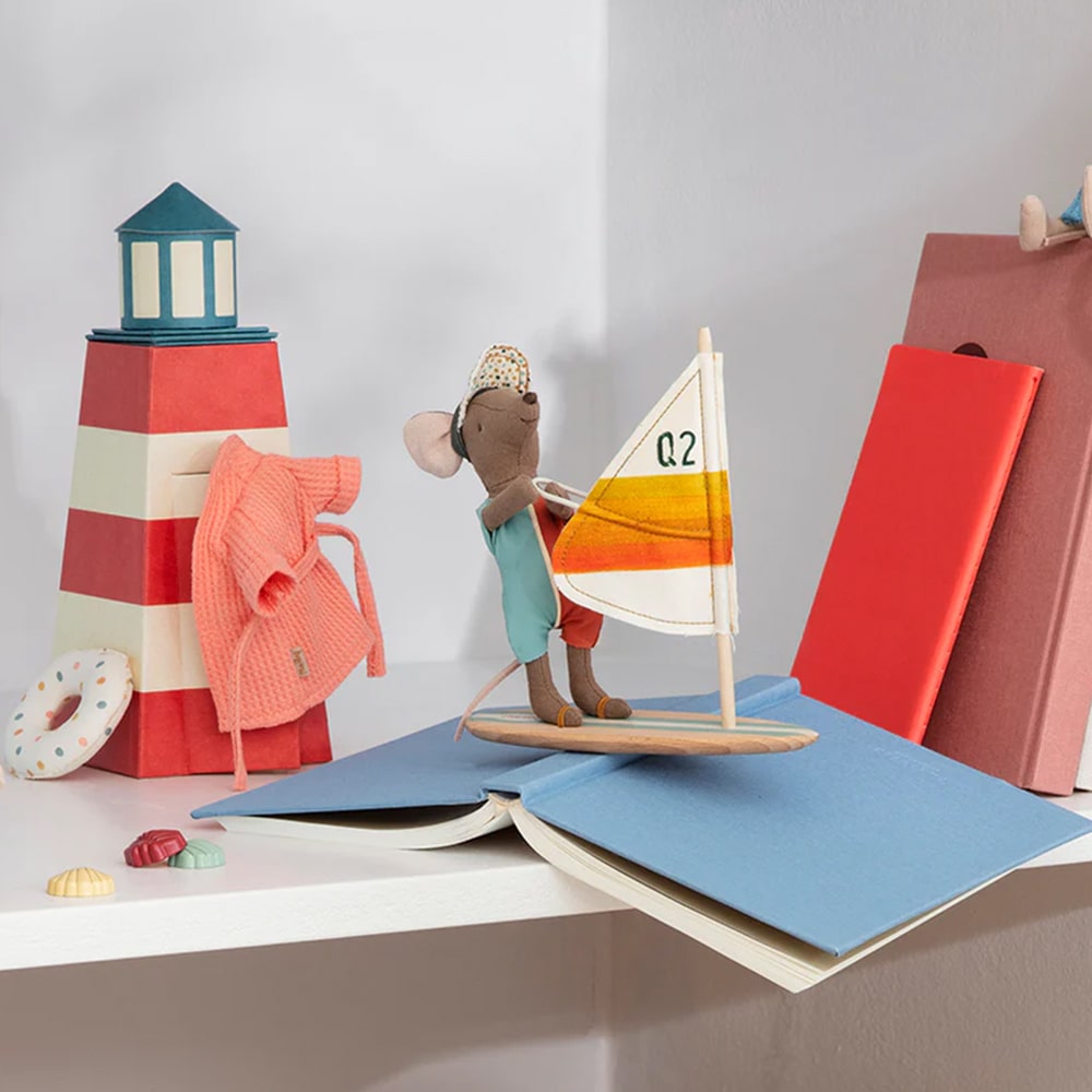 Maileg Strand Muis - Surfer Grote Broer Maileg