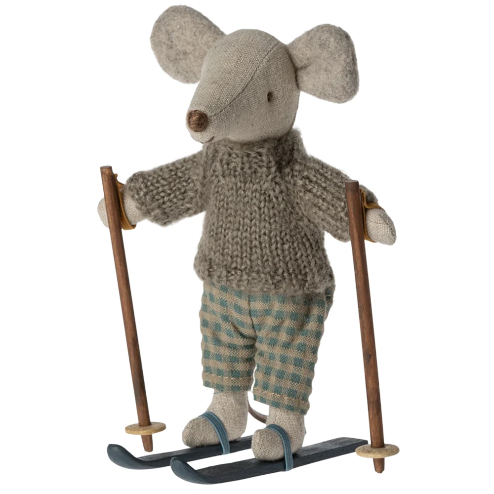 Maileg Muis Met Ski Set - Grote Broer