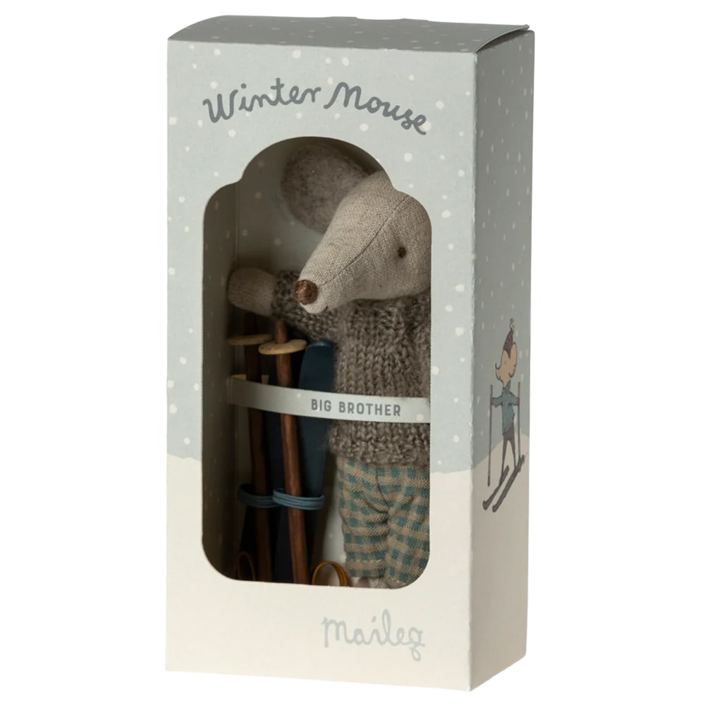 Maileg Muis Met Ski Set - Grote Broer