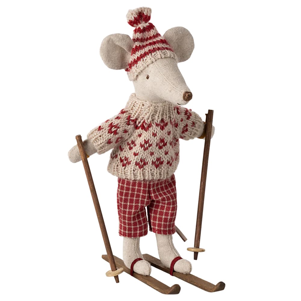 Maileg Winter Muis Met Ski Set - Moeder