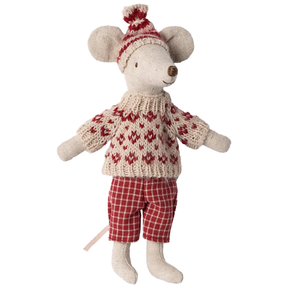 Maileg Winter Muis Met Ski Set - Moeder