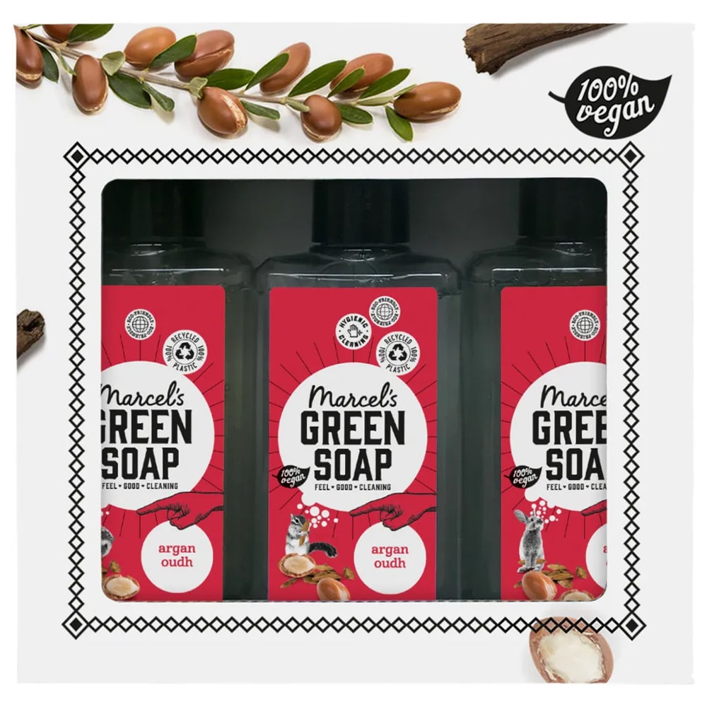 Marcel's Green Soap Giftbox Argan En Oudh