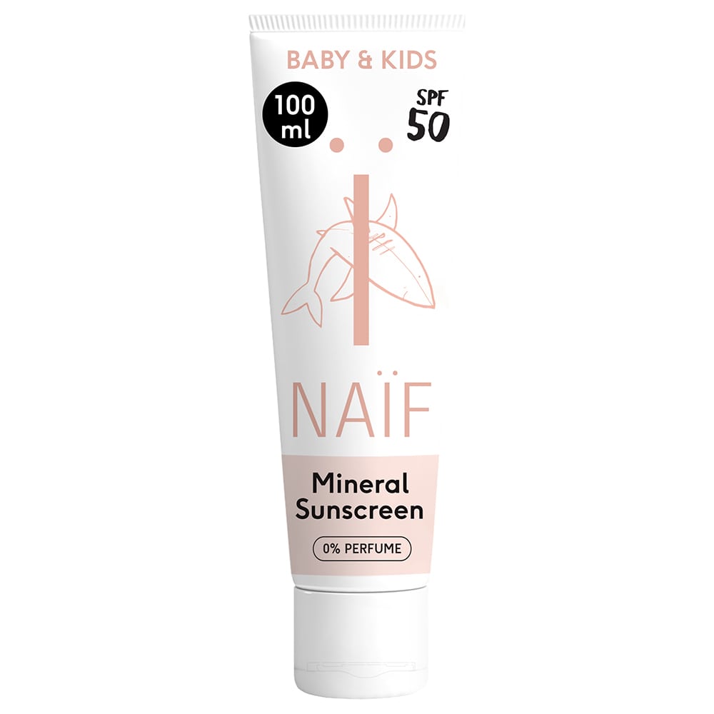 Naif Zonnebrand Lotion Parfumvrij Baby En Kids SPF50 100ml Naif