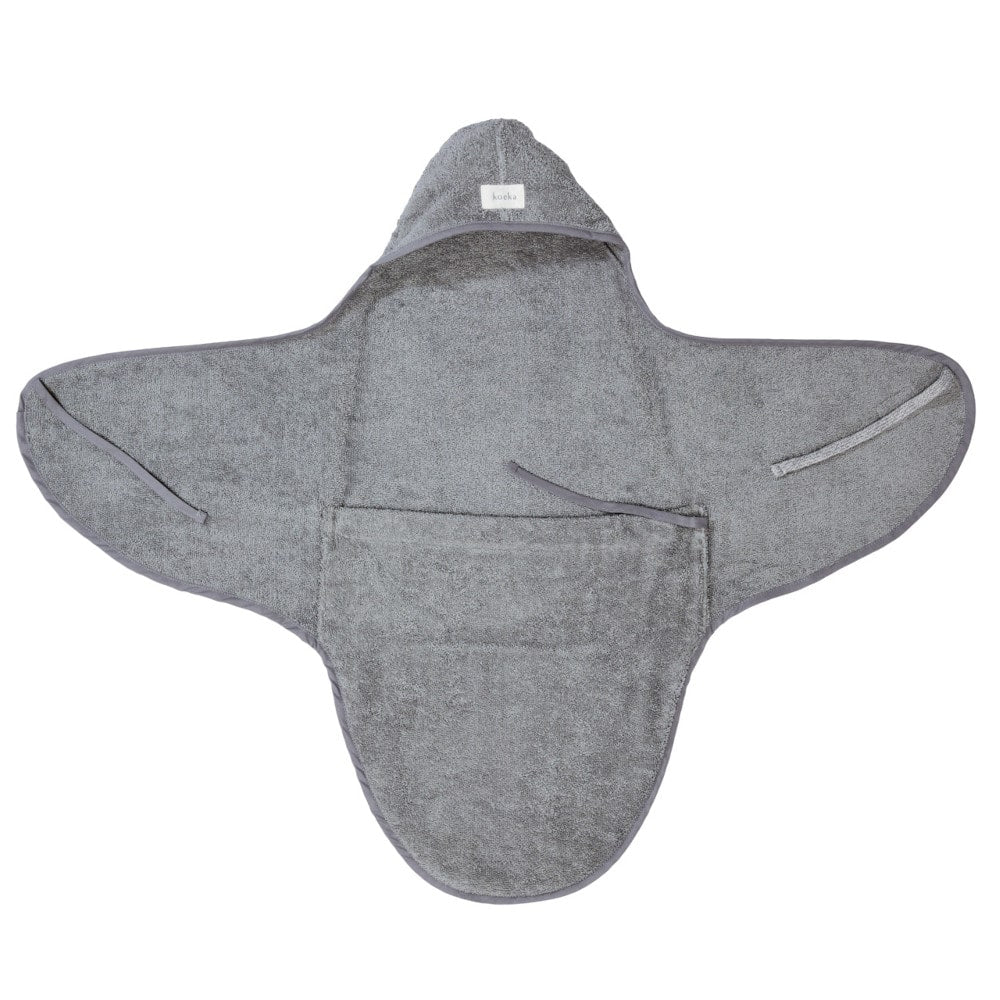 Koeka Omslagdoek Dijon Organic - Steel Grey