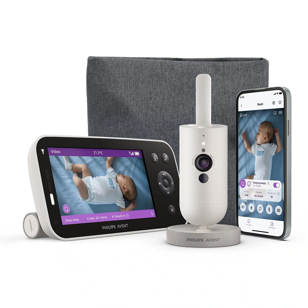 Philips Avent Premium Connected Babyfoon + IQSense
