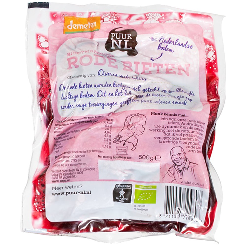 Puur NL Rode Bieten 500 Gram