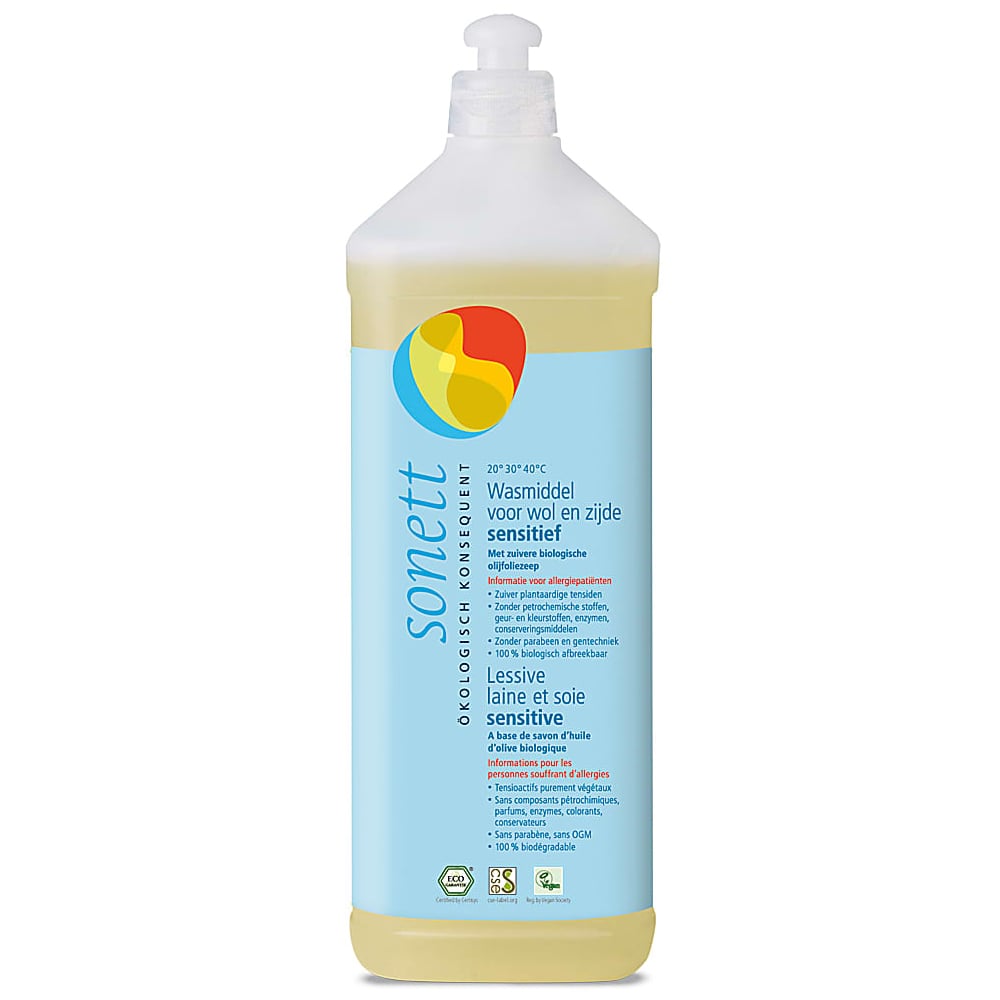 Sonett Wasmiddel Voor Wol En Zijde 1L Biomarkt