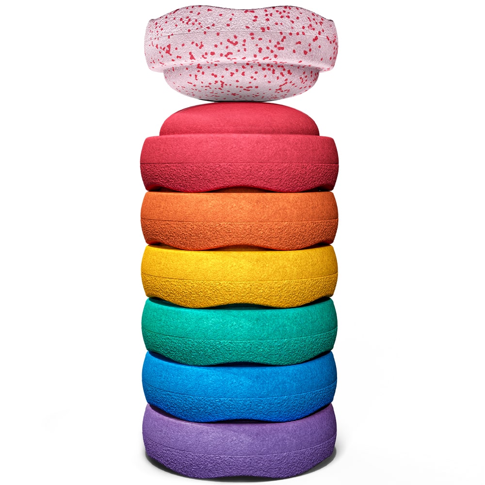 Stapelstein® Original Mini Rainbow Special - 7 Pieces