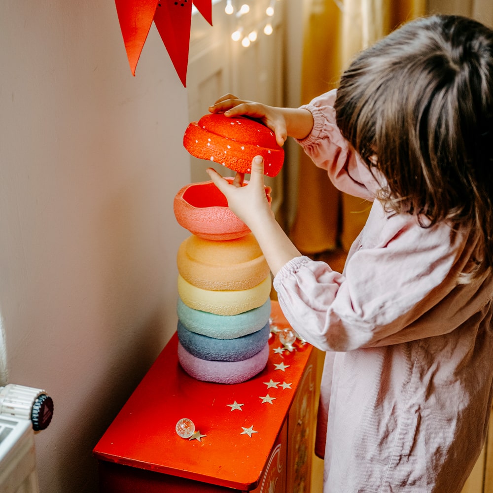 Stapelstein® Original Mini Rainbow Special - 7 Pieces