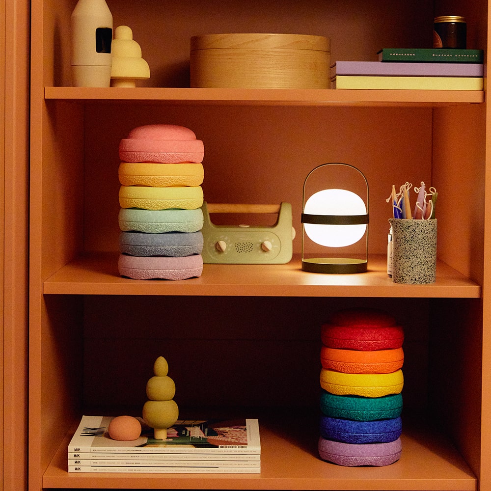 Stapelstein Original Mini Regenboog Classic - 6 Mini-stapelstenen Stapelstein