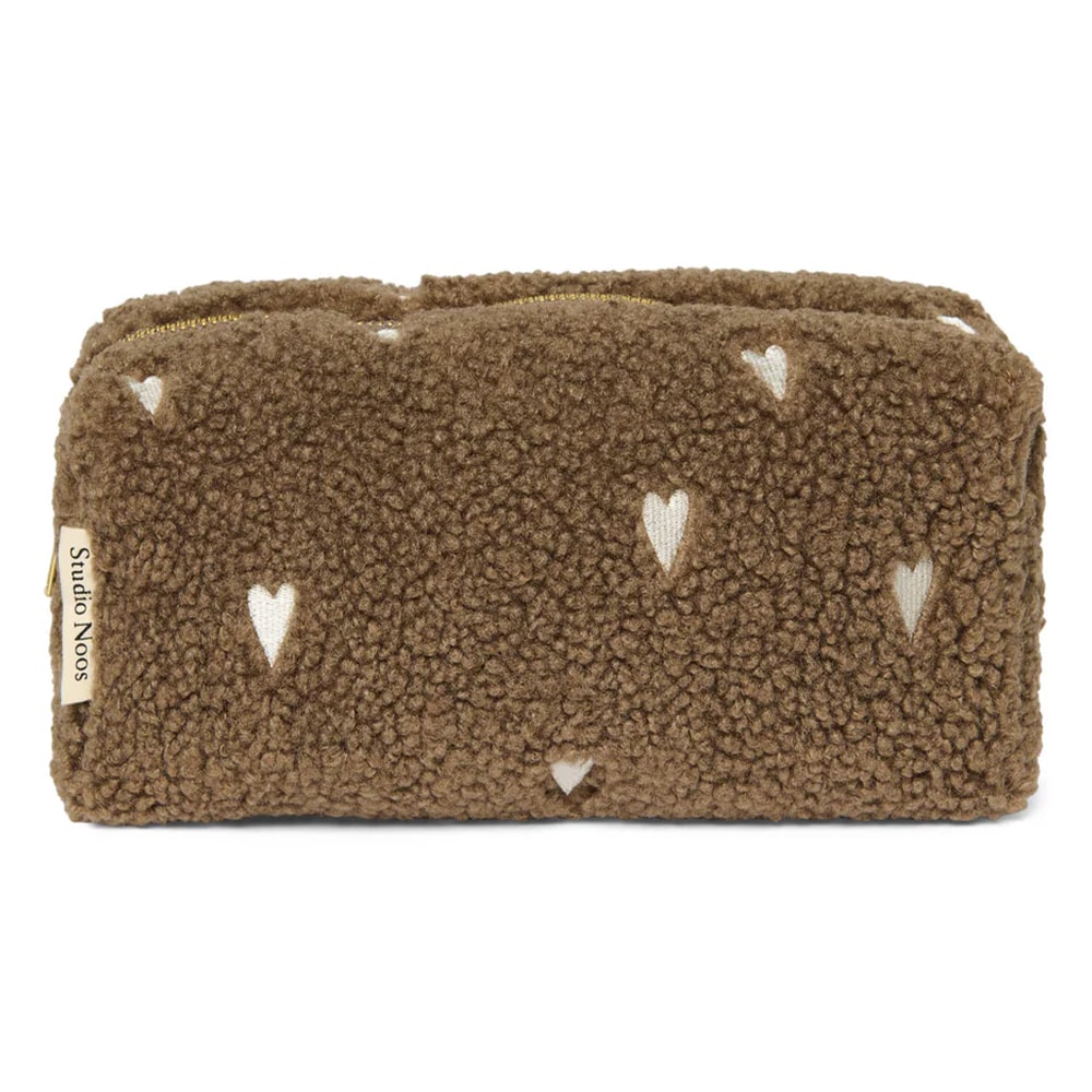 Studio Noos Etui - Brown Hearts Teddy Studio Noos