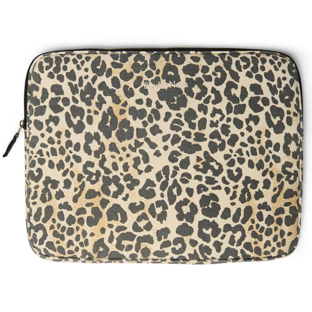 Studio Noos Laptophoes 15inch - Leopard