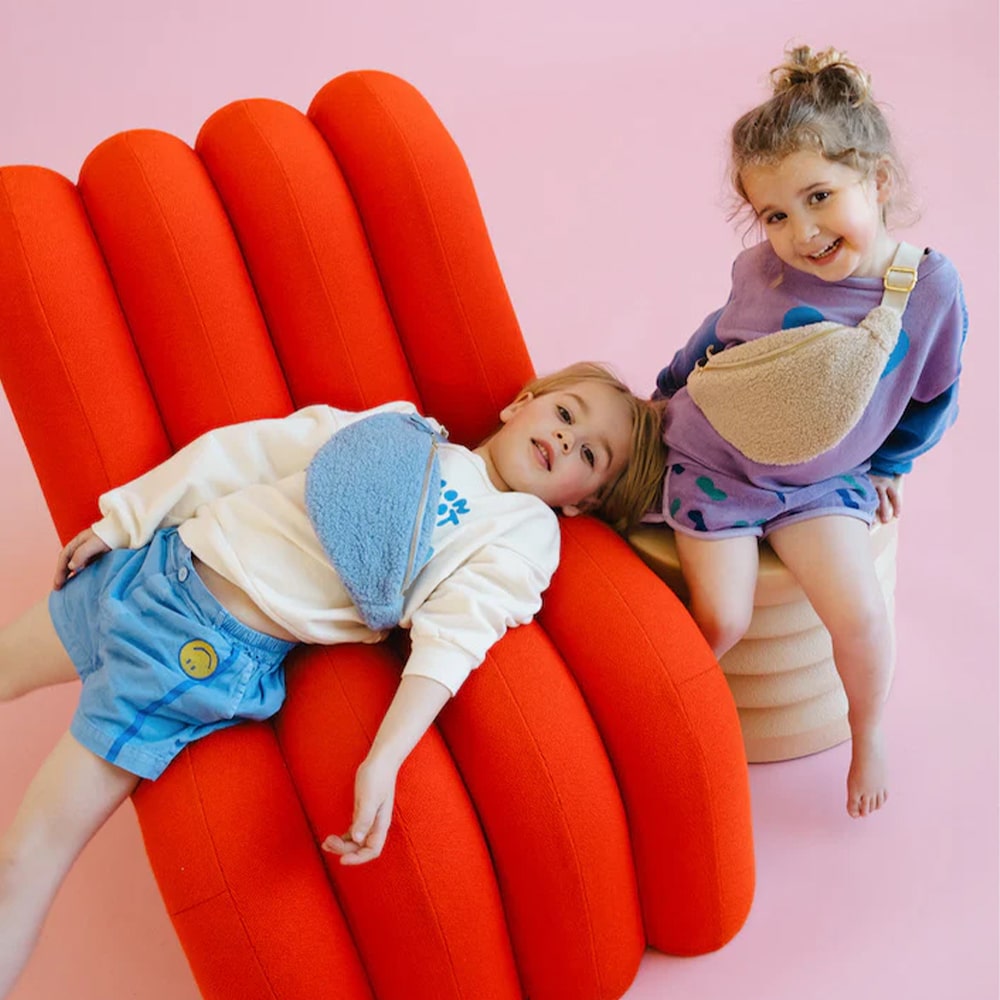 Studio Noos Mini Fanny Pack - Ecru Teddy Studio Noos