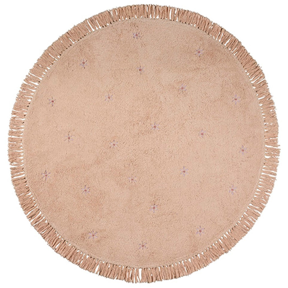 Tapis Petit Vloerkleed Nora Flower 130x130cm Tapis Petit